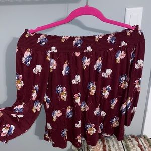 Off the shoulder blouse